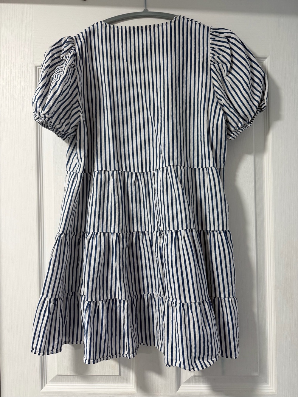 ZARA LINEN BLEND STRIPED DRESS - Picture 5 of 6